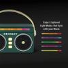Crosley CR3050A-JU Mini Boombox Retro Portable Bluetooth Speaker with LED Lights, Juniper view 3