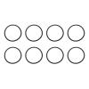 8Pcs Speaker Mounting Gasket, 190mm/7.48in Outer Diameter, EVA Foam Speaker Surround Sealing Ring Replacement Parts for Speaker Repair view 1