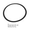 8Pcs Speaker Mounting Gasket, 190mm/7.48in Outer Diameter, EVA Foam Speaker Surround Sealing Ring Replacement Parts for Speaker Repair view 2