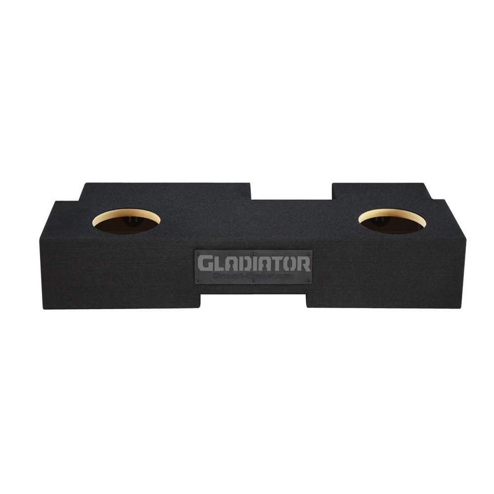 2019-2024 Gladiator Dual Sealed Sub Box Subwoofer Enclosure Speaker Box Car Audio Sub Cabnet Custom Car Audio (Grey, 8")