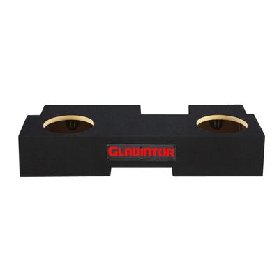 2019-2024 Gladiator Dual Sealed Sub Box Subwoofer Enclosure Speaker Box Car Audio Sub Cabnet Custom Car Audio (RED, 12")