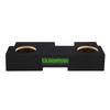 2019-2024 Gladiator Dual Sealed Sub Box Subwoofer Enclosure Speaker Box Car Audio Sub Cabnet Custom Car Audio (Green, 10" TW3) view 1