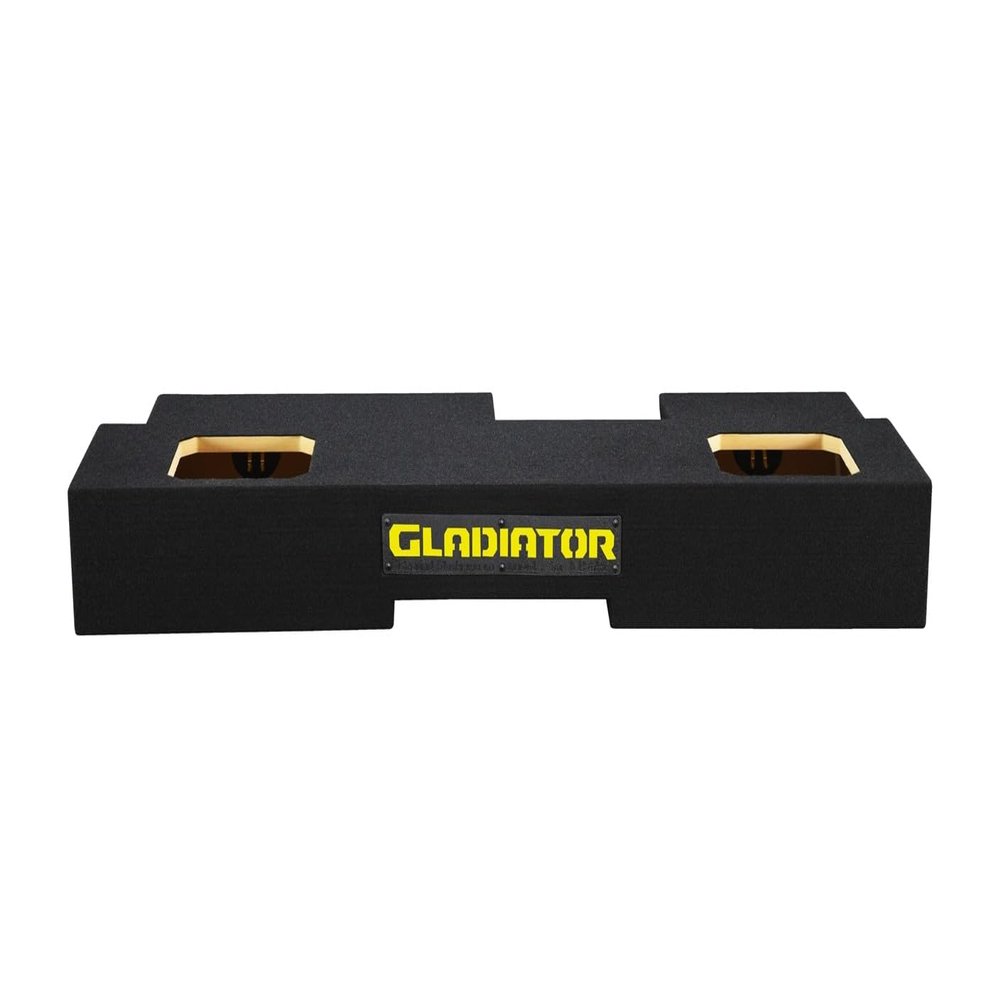 2019-2024 Gladiator Dual Sealed Sub Box Subwoofer Enclosure Speaker Box Car Audio Sub Cabnet Custom Car Audio (Yellow, 8" Solo BARIC)