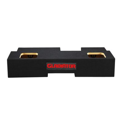 2019-2024 Gladiator Dual Sealed Sub Box Subwoofer Enclosure Speaker Box Car Audio Sub Cabnet Custom Car Audio (RED, 8" Solo BARIC)