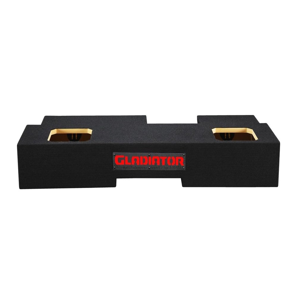 2019-2024 Gladiator Dual Sealed Sub Box Subwoofer Enclosure Speaker Box Car Audio Sub Cabnet Custom Car Audio (RED, 8" Solo BARIC)