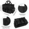 Cleaning Caddy Bag,Cleaning Caddy with Handle for Housekeepers,Black Square view 3