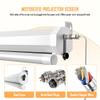 60" 72" 84" Motorized Projector Screen, Indoor Projector Screen with Dual-Side Power Supply for Office Home Theater Movie Video Game(60"(4:3)) view 4