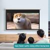 60" Projection Screen Pull Down with Auto-Locking, 4K HD Wall Mounted Projection Screen, Wrinkle-Free for Home Theater Outdoor Indoor(60"(4:3)) view 2
