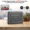 Mersoco Portable Cassette Tape Player, USB Cassette to MP3 Converter, Audio Music Cassette Digital Converter with Earphones, No PC Required view 3