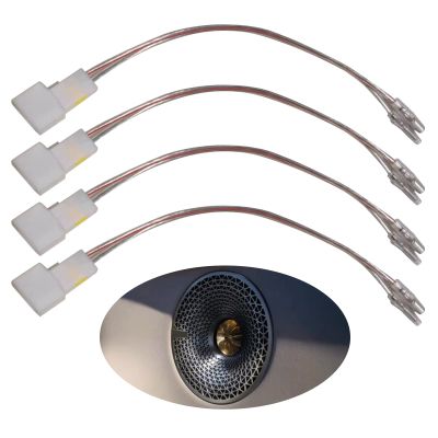 4 Pcs Car Speaker Adapter,Automobile Modified Audio Cable,Door Speaker Wiring Adapter, Compatible with Toyota Scion Mitsubishi Subaru