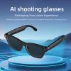 Enzemit 32GB Camera Glasses,1080P Video Glasses with Camera,Wifi/Bluetooth,AI Real-Time Translation for Outdoor Sport (Black Lens) view 2