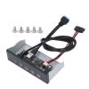 5.25 Inch 19 Pin Front Panel USB Hub, 5xUSB3.2 GEN1 Ports, GL3510 Controller, Multi System Compatibility for WIN7 8 10 2003 OS X view 1