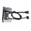 5.25 Inch 19 Pin Front Panel USB Hub, 5xUSB3.2 GEN1 Ports, GL3510 Controller, Multi System Compatibility for WIN7 8 10 2003 OS X view 4