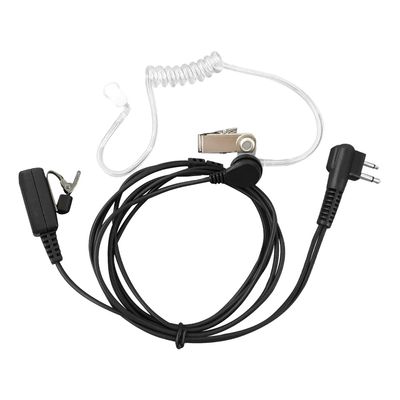 Earpiece Headset for CP200D/CLS1110/CLS1410 Radios - Professional Dual Pin Wired Earphone with Noise Isolating Mic for Two-Way Radio, Security, Construction