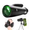 10-30x50 Zoom Monocular Telescope with Smartphone Holder, Hand Starp & Tripod, High Powered FMC & BAK4 Scope, Birthday Gifts for Men Dad Him Husband Teen, Outdoors Hiking Gifts view 1