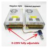 FHVQRCUNS Countless displays Adjustable DC Power Supply 200W 240W Switch Power Supply AC to 0-24V 10A Voltage view 4