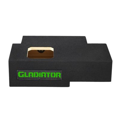 2019-2024 Gladiator 8" Single Sealed Solo Baric Subwoofer Enclosure Subwoofer Enclosure Speaker Box Green