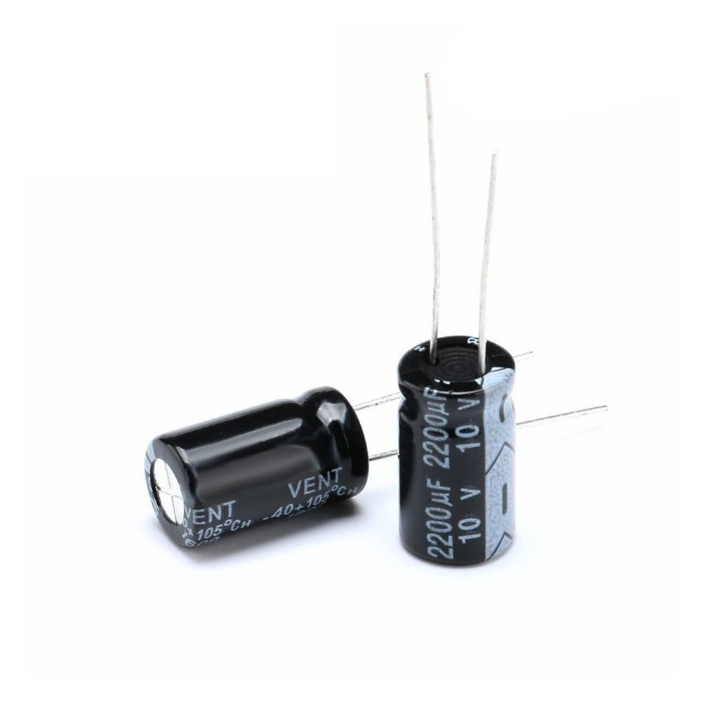 10pcs 10V 2200UF 10 * 17 Mm Low Aluminum Electrolyte Capacitor 2200 Uf 10 V Capacitors High Frequency 20%