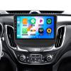 [4G+64G] Android 15 Car Stereo for Chevrolet Chevy Equinox 2016 2017 2018 with Wireless CarPlay Android Auto,10.1" Touchscreen Car Radio with Mirror Link WiFi/GPS,Bluetooth,FM/RDS EQ+Backup Camera view 1