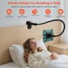 Nusican Gooseneck Kindle Holder for Reading in Bed, 360 Adjustable Cell Phone Stand for Desk, Flexible Lazy Arm Mount Clamp,Kindle Paperwhite Stand Accessories,Compatible with 4-8 Inches Device view 2