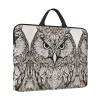 Owls Birds Print Laptop Carrying Case, Laptop Sleeve Case, Computer Bag, Traveling Computer Cover For 14 Inch view 2
