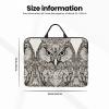 Owls Birds Print Laptop Carrying Case, Laptop Sleeve Case, Computer Bag, Traveling Computer Cover For 14 Inch view 4