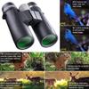 10X42 Binoculars Nitrogen-Filled Waterproof High-Definition Low-Light Night Vision,Shooting,Travelling, Sightseeing,Hunt view 3