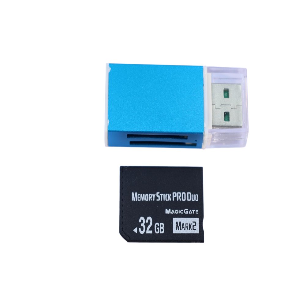 32GB Memory Stick PRO Duo Mark2 High - Capacity, High - Speed Storage 2.0 Memory Card Reader Kit Multi-Card Plug-and-Play Data Transfer