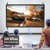 100" 120" Foldable Portable Projector Movies Screens, Outdoor Projector Screen with Stand for Backyard Home Theater Camping Party(100"(16:9)) view 4