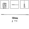 2mm U-Clip M2 Servo Horn Steering Rod Connector for Control Boat Model Aircraft Model Spare Parts(Silver) view 3