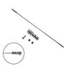 2mm U-Clip M2 Servo Horn Steering Rod Connector for Control Boat Model Aircraft Model Spare Parts(Silver) view 4