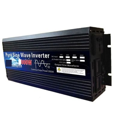 Car Inverter, Pure Sine Wave Inverter 12V 24V 48V 60V 220 3000w 4000w Voltage Transformer Solar Power Inverter DC12V to AC 220 Converter LED for RV, Truck(4000w,24V_50HZ_Upgrade)