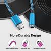 [2-Pack] USB C to 3.5mm Headphone Adapter for Samsung Galaxy S26 S26+ S26 Ultra, Type C to Aux Audio Jack Dongle with DAC Chip, Mic & Volume Control for Galaxy S25/S24, iPhone 17/16/15, Pixel 10/9/8/7 view 2