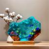VISIOLEX Handmade 3D Resin lamp - Ocean Resin Night lamp, Adjustable lamp, Men's Office Decoration, Unique Gift for Mother's and Father's Birthday (Model B, 6 * 4in) view 4