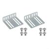 2 Din Car Radio Installation Kit Metal Mounting Brackets Support Universal Car Stereo DVD CD Player Holder Frame with 8 Screws Silver 70x75x24mm view 3