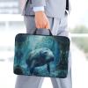 Manatee Animals Print Laptop Carrying Case, Laptop Sleeve Case, Computer Bag, Traveling Computer Cover For 14 Inch view 2