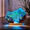 VISIOLEX Handmade 3D Resin lamp - Ocean Resin Night lamp, Adjustable lamp, Men's Office Decoration, Unique Gift for Mother's and Father's Birthday (Model A, 6 * 4in) view 4