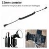 Yunir 2.5mm Flash Sync Cord Male to PC Cable, Professional Coiled Flash Sync Cable with Screw Lock for Camera and Flash Trigger, Integrated Lighting, Extended to 100cm view 3