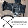 Yunir 2.5mm Flash Sync Cord Male to PC Cable, Professional Coiled Flash Sync Cable with Screw Lock for Camera and Flash Trigger, Integrated Lighting, Extended to 100cm view 4
