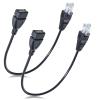 2 PCS USB to Ethernet Adapter, Ethernets to USB Adapter USBs to Rj45 Ethernets Adapters Female Converter USBs to Ethernetes Cable Connector Network Adaptors for Camera with Network Function view 1