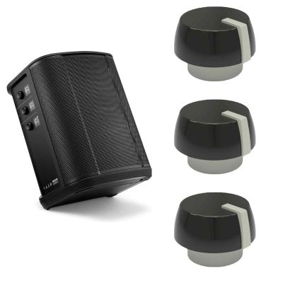 Replacement Knobs for Bose S1 Pro (3-Pack) - Black | Available in Large and Small (Big knob)