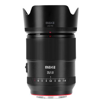 Meike 35mm F1.8 Pro Wide Angle Auto Focus STM Full Frame High Resolution 8K Portrait Prime Lens Compatible with Sony E Mount Cameras A7 A7III A7IV A7R A7RIII A7R IV A7SIII A9 A7C A7CII A7C A7CII