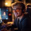 PLFOG Blue Light Glasses For Woman Men - Anti Eyestrain UV Protection Computer Gaming Eyeglasses Blue Light Blocking Glasses view 2