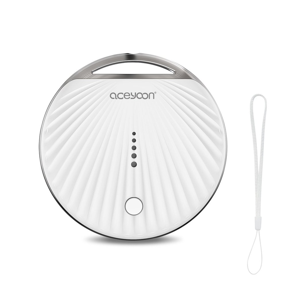 aceyoon Air Tracker Tag Luggage Tracker, Smart Bluetooth Tracker with Apple Find My (iOS Only) App, Trakcer Tag Locator Item Finder for Keys Finder, Luggage Tracker, Bags Wallets Pets Tracking
