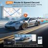 KEYROO 360 View 4K 4 Channel Dash Cam Front and Rear Inside Left Right, Built-in GPS, 5.8GHz WiFi, Car Dash Camera for Cars with App Connect, Support Parking Mode, G-Sensor, Free 128GB Card view 4