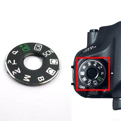 Button Repair Kit for Eos 6D Camera Dial Mode Plate Fix Cracked or Damaged Labels