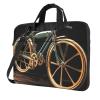 15.6 Inch Laptop Shoulder Bag For Men Women,Waterproof Briefcase Messenger Bag Bike Laptop Sleeve Bag W/Strap Handle view 1