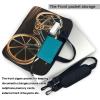 15.6 Inch Laptop Shoulder Bag For Men Women,Waterproof Briefcase Messenger Bag Bike Laptop Sleeve Bag W/Strap Handle view 3