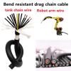 1m CNC Bending-Resistant towline Cable 18-26AWG 10-40-core Pure Copper high Flexibility Robot arm Wire(40 cores,20 AWG 0.5MM 1meter) view 2