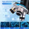 Microscope for Kids & Adults,40X-2000X Microscope with Phone Adapter & Slides Set,Suitable for Students School Lab and Home Education view 2